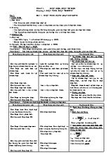 Giáo án Vật lý Lớp 10 - Chương trình học kỳ I